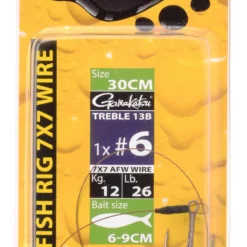 Spro Heavy Duty Baitfish Rig 7×7 30cm (#2) 7 Spro Heavy Duty Baitfish Rig 7×7 30cm (#2) -Vistuig Winkel 4629 hdbfr1400 1 32 1