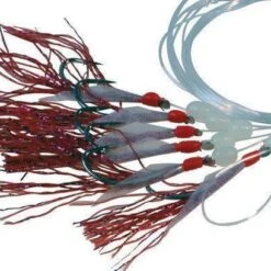 Albatros Deep Blue Herring Glitter Red 5 Hooks