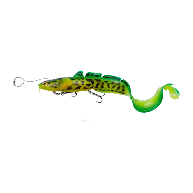 Savage Gear 3D LINE THRU BURBOT Firetiger 36CM 216G 3 Savage Gear 3D LINE THRU BURBOT Firetiger 36CM 216G