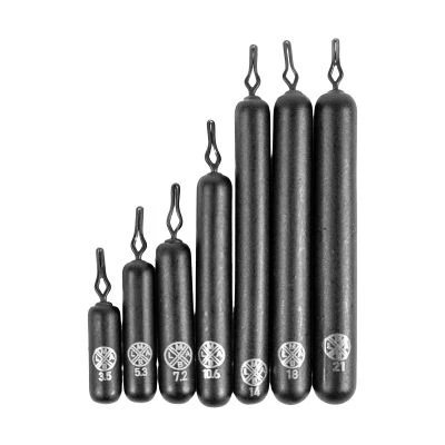 LMAB Tungsten Drop Shot Weight Stick Matt Black 4 LMAB Tungsten Drop Shot Weight Stick Matt Black - Afbeelding 2