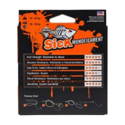 Berkley Sick Mono 300 Meter Clear -Vistuig Winkel BerkleySICK Monofilament Filler Clear alt4