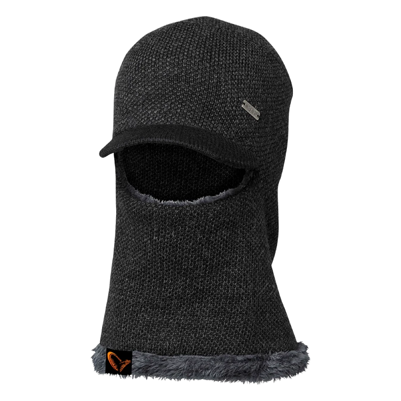 SAVAGE GEAR FLEECE BALACLAVA ONE SIZE BLACK/GREY 3 SAVAGE GEAR FLEECE BALACLAVA ONE SIZE BLACK/GREY