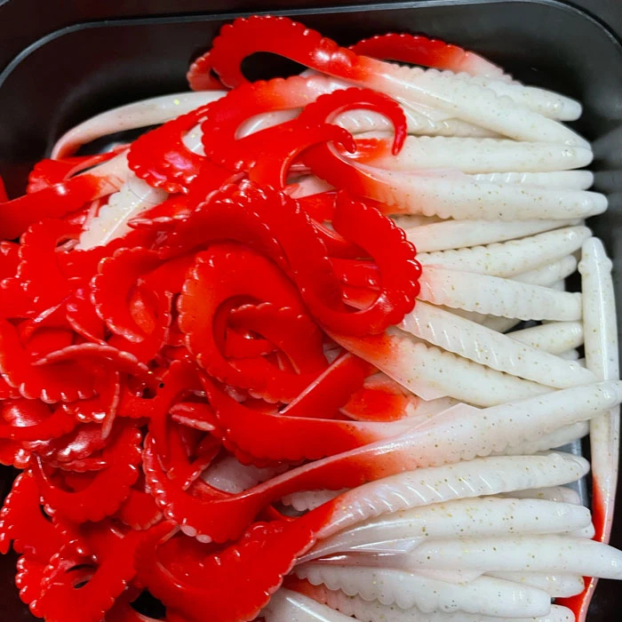 Gators White RedTail (100stuks) 3 Gators White RedTail (100stuks)