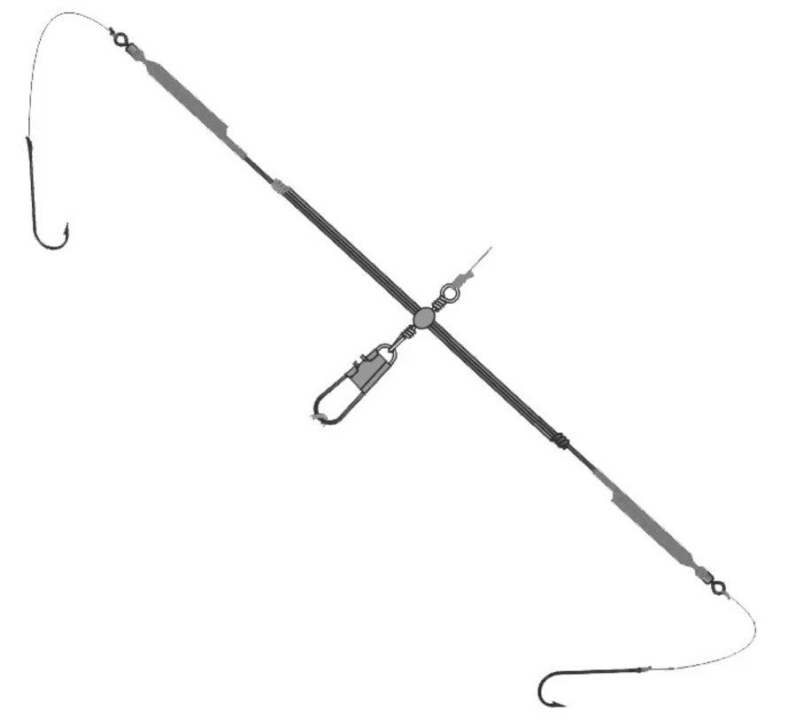 Albatros Deep Blue Weegschaal Paternoster 2 Haken #6 3 Albatros Deep Blue Weegschaal Paternoster 2 Haken #6