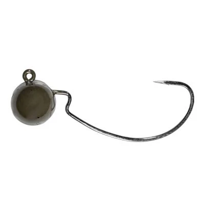 LMAB Tungsten Offset Jig Green Pumpkin Size 3/0 4 LMAB Tungsten Offset Jig Green Pumpkin Size 3/0 - Afbeelding 2