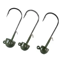 LMAB Tungsten Ned Jig Green Pumpkin Size 1