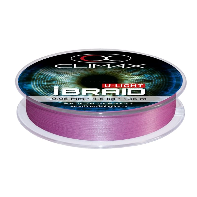 Climax IBraid U-Light Fluo Purple 0,10 Mm 7,5 Kg 135 Meter 3 Climax IBraid U-Light Fluo Purple 0,10 Mm 7,5 Kg 135 Meter