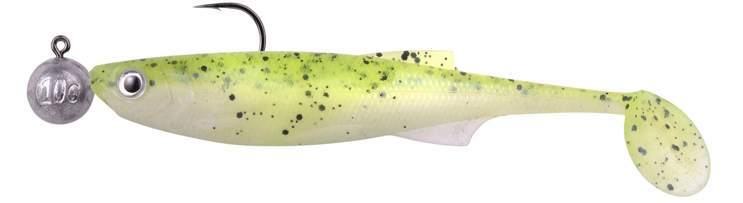 PowerCatcher Ready Jig Chartreuse & Pearl 5 Gr 3 PowerCatcher Ready Jig Chartreuse & Pearl 5 Gr