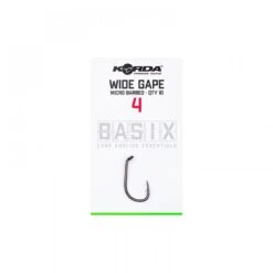 Korda Basix Wide Gape Size 4 Barbed