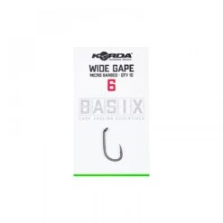 Korda Basix Wide Gape Size 6 Barbed