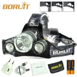 Boruit B21 Hoofdlamp Black 6000 LM