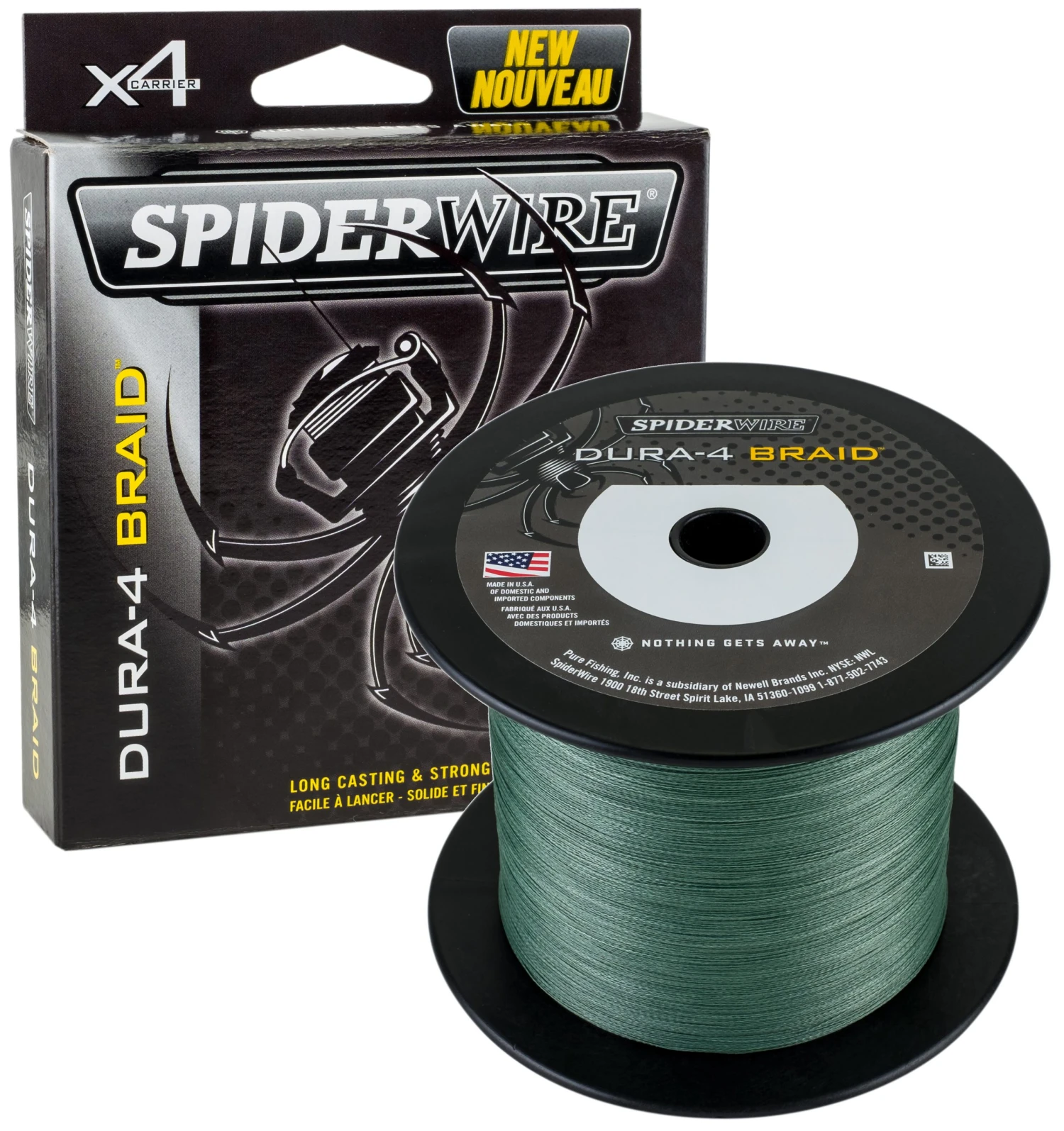 SpiderWire Dura-4 Braid Line 1800m 0,20 MM 3 SpiderWire Dura-4 Braid Line 1800m 0,20 MM