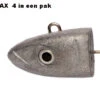 Grauvell Jinza Jig Head AX 11 Gram [ 4 Stuks ]