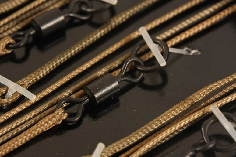 Korda Leadcore Leaders Heli Gravel Brown 3 Stuks 4 Korda Leadcore Leaders Heli Gravel Brown 3 Stuks - Afbeelding 2