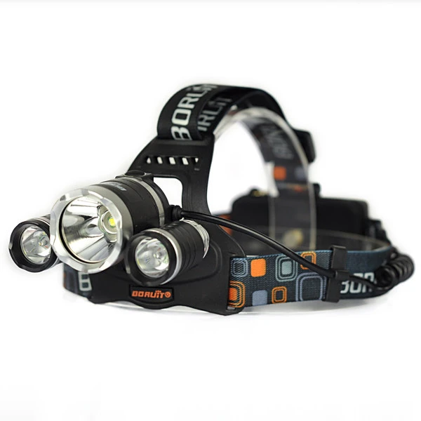 Hoofdlamp Power Led 3 Cree 5000 Lumen 3 Hoofdlamp Power Led 3 Cree 5000 Lumen