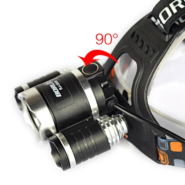 Hoofdlamp Power Led 3 Cree 5000 Lumen 4 Hoofdlamp Power Led 3 Cree 5000 Lumen - Afbeelding 2