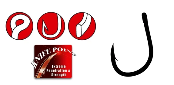 Gamakatsu G-Carp A1 Knife Point Specialist X Hook 3 Gamakatsu G-Carp A1 Knife Point Specialist X Hook