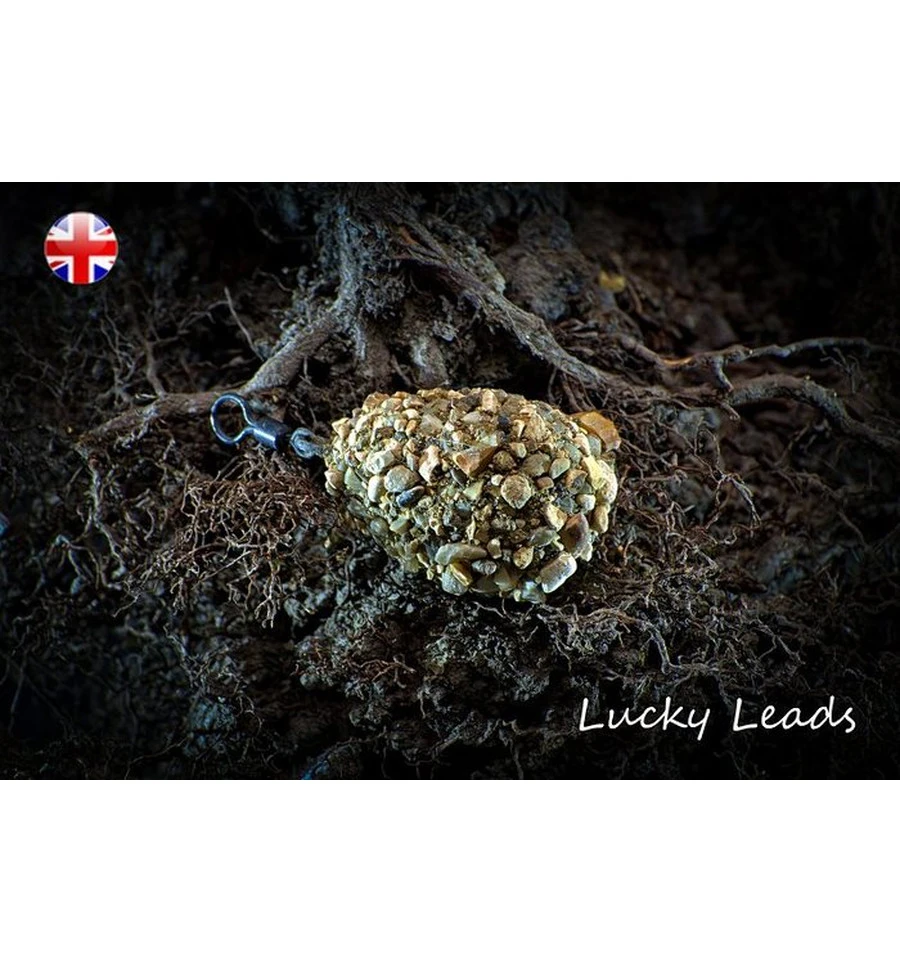 Lucky Leads Flat Pear Swivel Gravel (90 Gram) 4 Lucky Leads Flat Pear Swivel Gravel (90 Gram) - Afbeelding 2