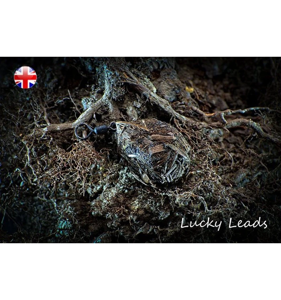 Lucky Leads Flat Pear Swivel Swamp (90 Gram) 4 Lucky Leads Flat Pear Swivel Swamp (90 Gram) - Afbeelding 2