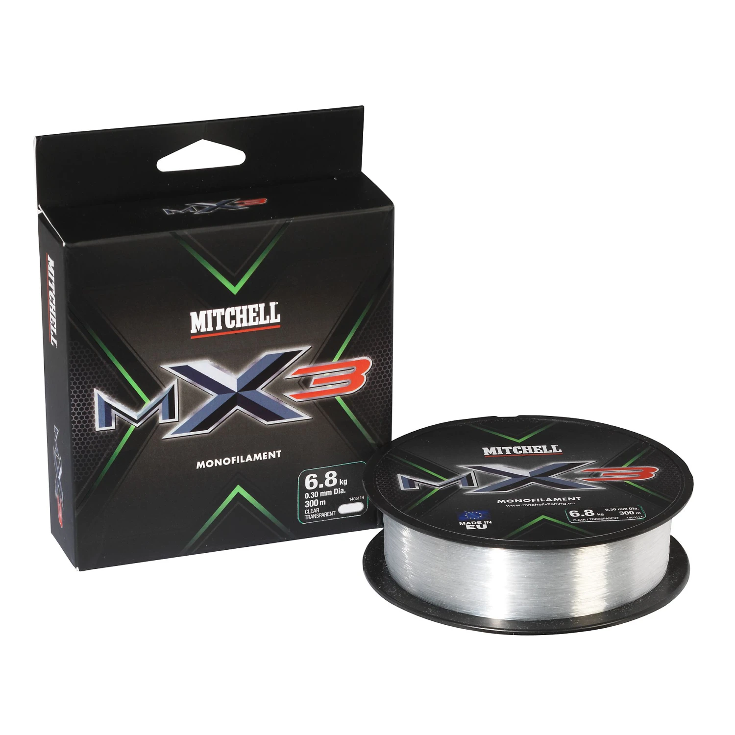 Mitchell MX3 Mono Clear 0,18 Mm 150 M 3 Mitchell MX3 Mono Clear 0,18 Mm 150 M