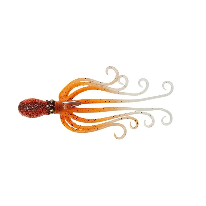 Savage Gear 3D Octopus 185gr 20cm UV Orange Glow 3 Savage Gear 3D Octopus 185gr 20cm UV Orange Glow