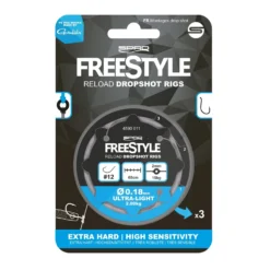 Spro Freestyle Reload Dropshot Rig (3 Stuks ) Size 10