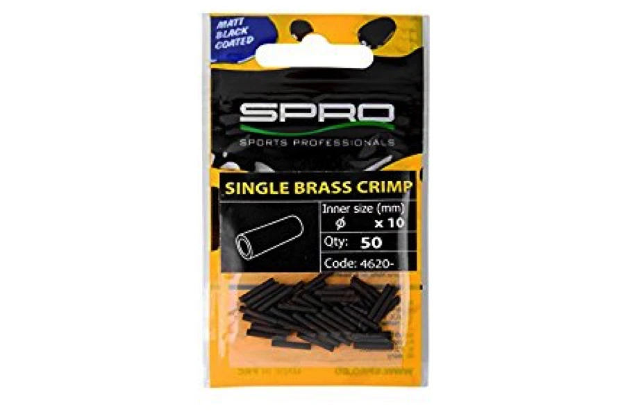 Spro Single Brass Crimp ‘Matt Black’ 1,8mm (50 Stuks) 5 Spro Single Brass Crimp ‘Matt Black’ 1,8mm (50 Stuks) - Afbeelding 3