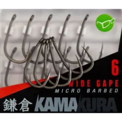Korda Kamakura Wide Gape Hooks Maat 6 (10stuks)