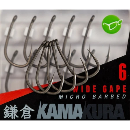 Korda Kamakura Wide Gape Hooks Maat 4 (10stuks) 3 Korda Kamakura Wide Gape Hooks Maat 4 (10stuks)