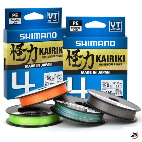 Shimano Kairiki 4 Braid 0,10mm Mantis Green 3 Shimano Kairiki 4 Braid 0,10mm Mantis Green
